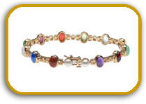 Click for 7 1/2" 10K Yellow Gold Bracelet