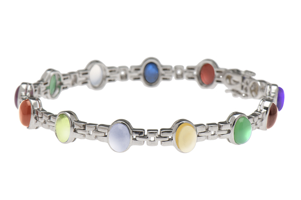 Photo of the Glimpse of Heaven Collection's 7" Sterling Silver Bracelet.