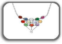 Click for Silver Elegant V Necklace
