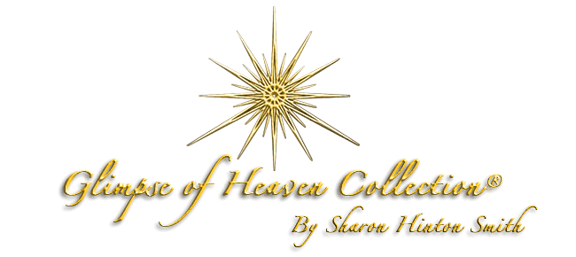 Glimpse of Heaven Collection logo and designer's signature